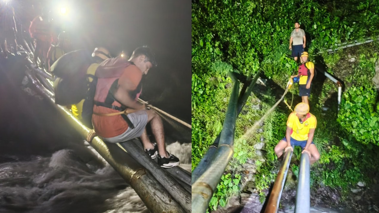 स्वारना नदी का जलस्तर बढ़ा, भारी बारिश के के बीच जंगल में फंसे छह छात्र, SDRF ने किया रेस्क्यू